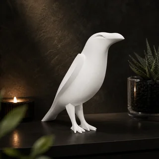 Escultura Cuervo Minimalista 20 cm - Ariz Creativo