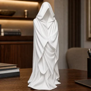 Escultura Cultista Encapuchado 15 cm - Ariz Creativo