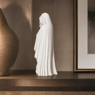 Escultura Cultista Encapuchado 15 cm - Ariz Creativo
