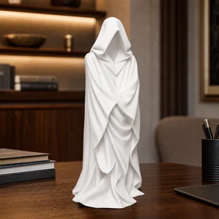 Escultura Cultista Encapuchado 15 cm - Ariz Creativo