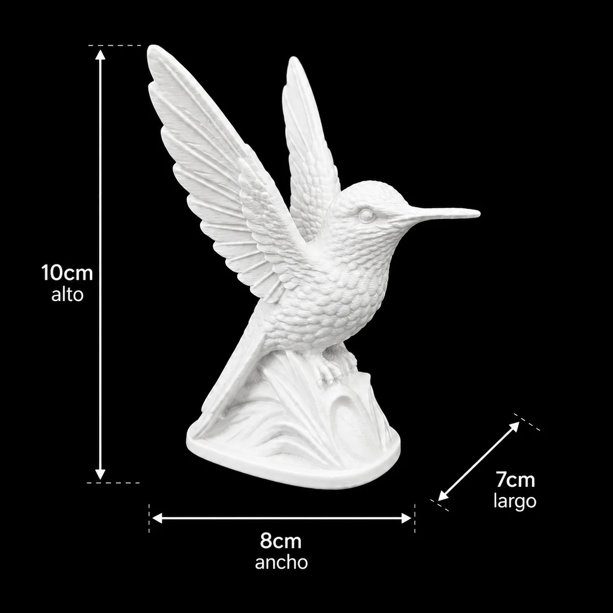 Escultura de Colibrí - Ariz Creativo
