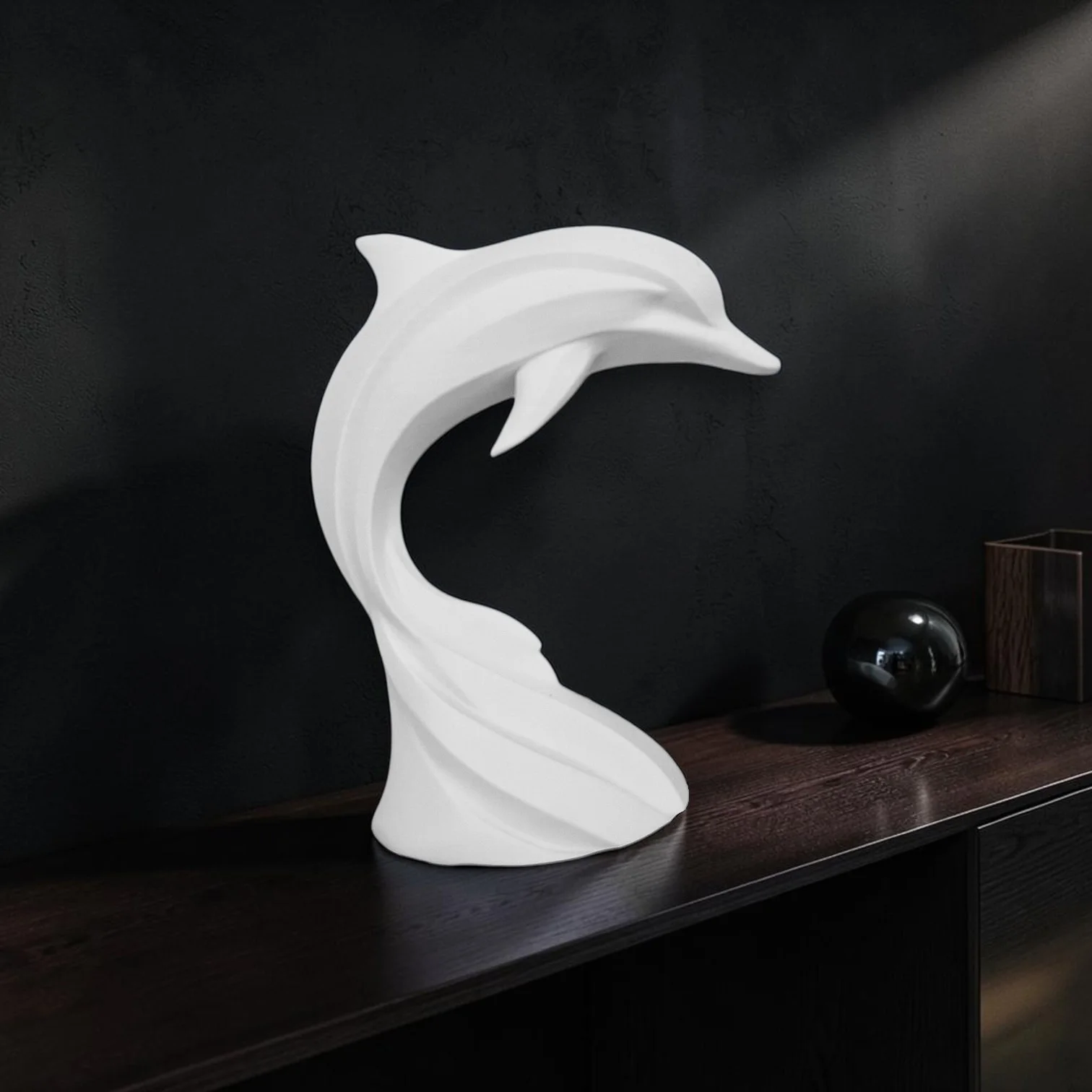 Escultura Delfín Espiral 15 cm - Ariz Creativo