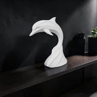 Escultura Delfín Espiral 15 cm - Ariz Creativo