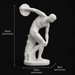 Escultura Discóbolo 20 cm - Ariz Creativo