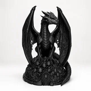 Escultura Dragón Supremo 17 cm - Ariz Creativo