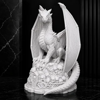 Escultura Dragón Supremo 17 cm - Ariz Creativo