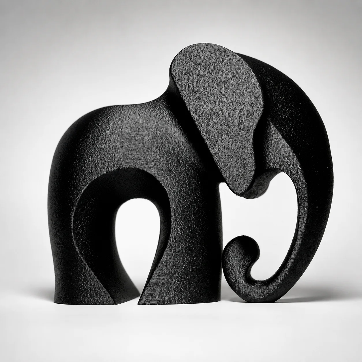 Detalle de Escultura Elefante Abstracto