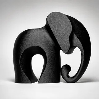Escultura Elefante Abstracto - Ariz Creativo