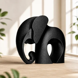 Escultura Elefante Abstracto - Ariz Creativo