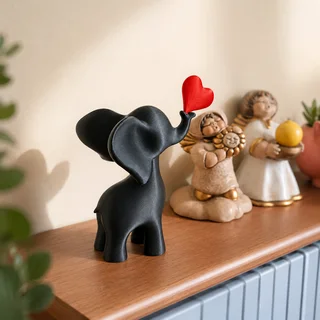 Escultura Elefante del Amor 15 cm - Ariz Creativo
