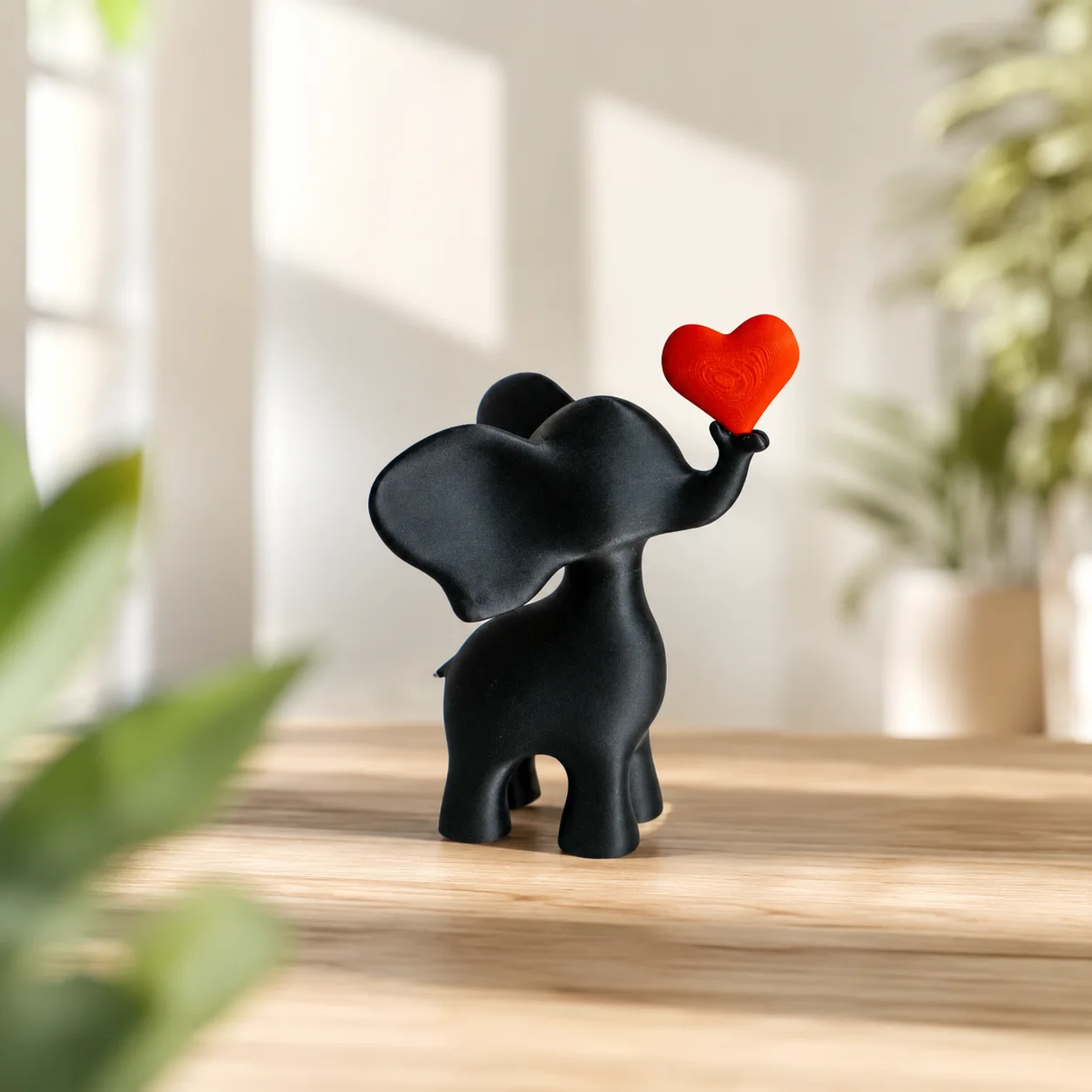 Escultura Elefante del Amor 15 cm - Ariz Creativo