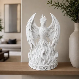 Escultura Fénix Medieval 17 cm - Ariz Creativo