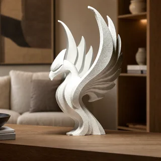 Escultura Fénix Minimalista 20 cm