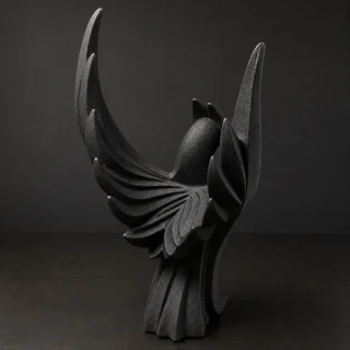 Escultura Fénix Minimalista 20 cm - Ariz Creativo