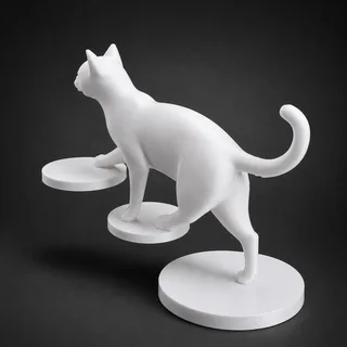 Escultura Gato Escalador - Ariz Creativo