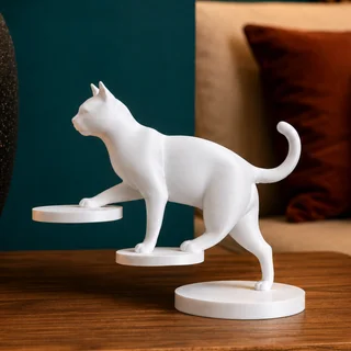 Escultura Gato Escalador - Ariz Creativo
