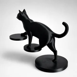 Escultura Gato Escalador - Ariz Creativo
