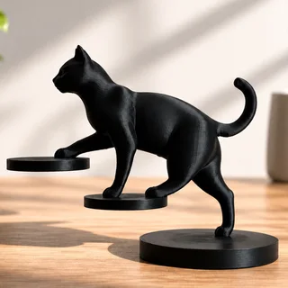 Escultura Gato Escalador