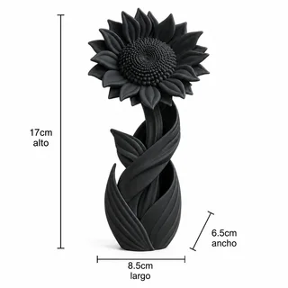 Escultura Girasol Eterno 17 cm - Ariz Creativo