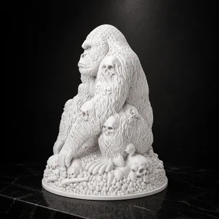 Escultura Gorila Gótico 17 cm - Ariz Creativo