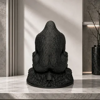 Escultura Gorila Gótico 17 cm - Ariz Creativo