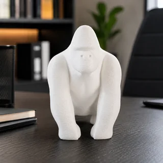 Escultura Gorila Minimalista 14 cm - Ariz Creativo