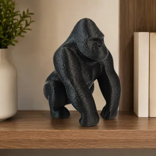 Escultura Gorila Minimalista 14 cm - Ariz Creativo