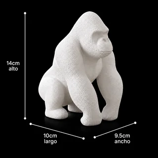 Escultura Gorila Minimalista 14 cm - Ariz Creativo