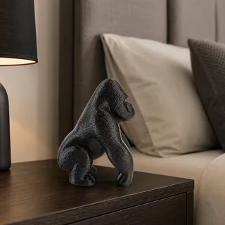 Escultura Gorila Minimalista 14 cm - Ariz Creativo