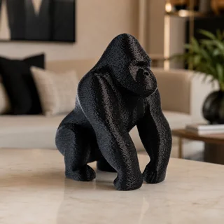 Escultura Gorila Minimalista 14 cm - Ariz Creativo