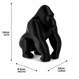 Escultura Gorila Minimalista 14 cm - Ariz Creativo