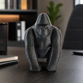 Escultura Gorila Minimalista 14 cm - Ariz Creativo