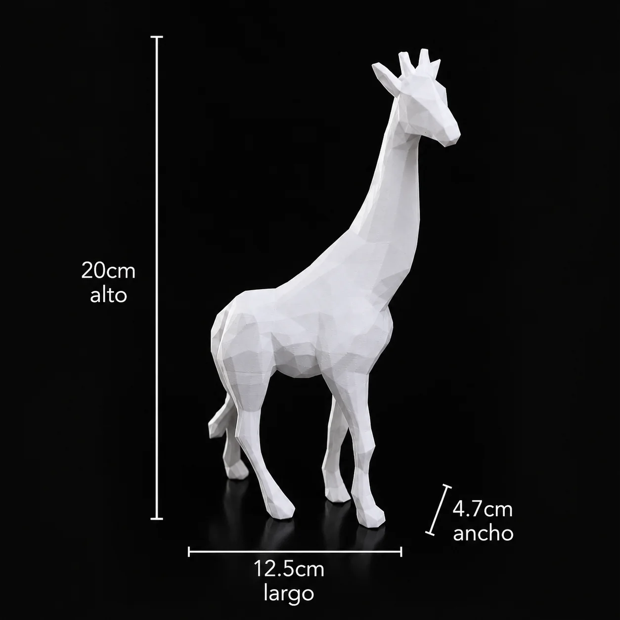 Escultura Jirafa Minimalista 20 cm - Ariz Creativo