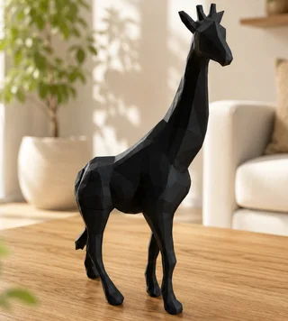 Escultura Jirafa Minimalista 20 cm - Ariz Creativo