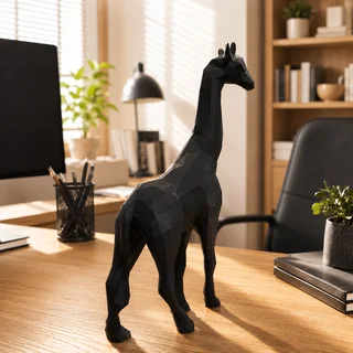 Escultura Jirafa Minimalista 20 cm - Ariz Creativo