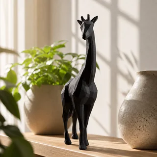 Escultura Jirafa Minimalista 20 cm - Ariz Creativo
