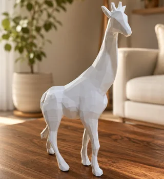 Escultura Jirafa Minimalista 20 cm - Ariz Creativo