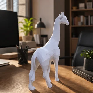 Escultura Jirafa Minimalista 20 cm - Ariz Creativo