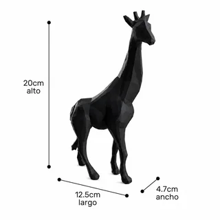 Escultura Jirafa Minimalista 20 cm - Ariz Creativo