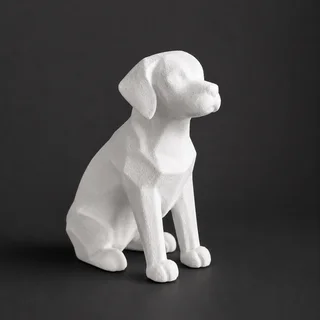 Escultura Labrador Minimalista 15 cm - Ariz Creativo