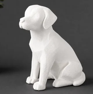 Escultura Labrador Minimalista 15 cm - Ariz Creativo