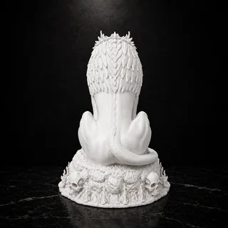 Escultura León con Calaveras 17 cm - Ariz Creativo