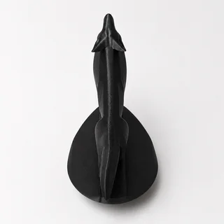 Escultura Lobo Aullador 15 cm - Ariz Creativo