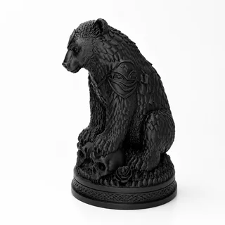 Escultura Oso Guardián 17 cm - Ariz Creativo