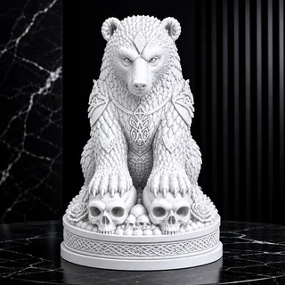 Escultura Oso Guardián 17 cm - Ariz Creativo