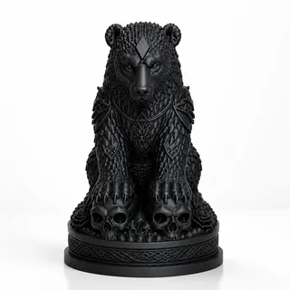 Escultura Oso Guardián 17 cm