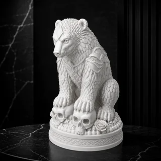 Escultura Oso Guardián 17 cm - Ariz Creativo
