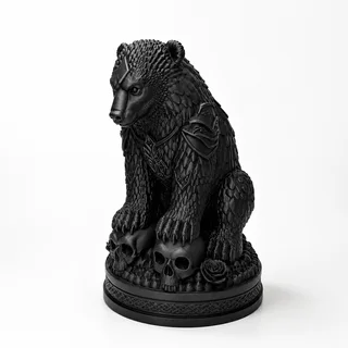 Escultura Oso Guardián 17 cm - Ariz Creativo