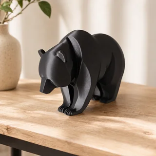 Escultura Oso Minimalista 15 cm - Ariz Creativo