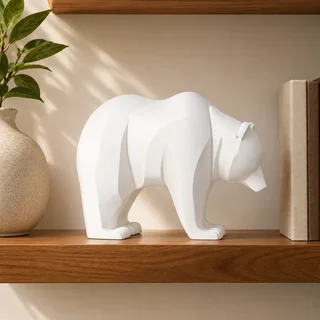 Escultura Oso Minimalista 15 cm - Ariz Creativo